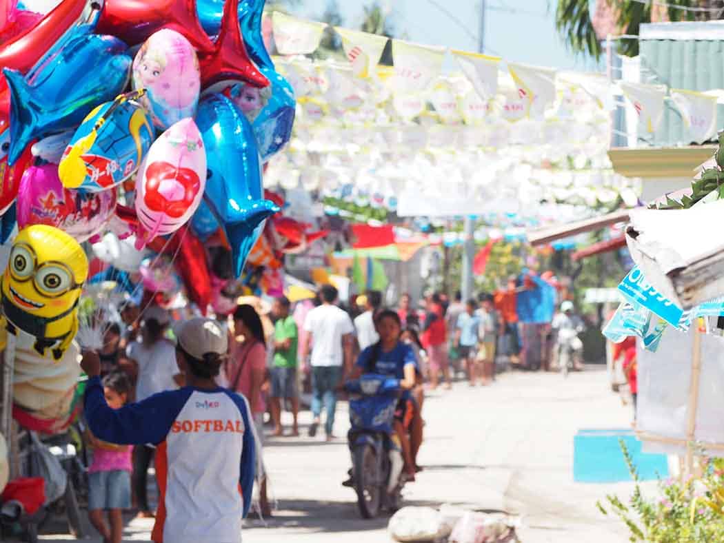 Everything stops for saints days in the Philippines - marine conservation gets put on hold!